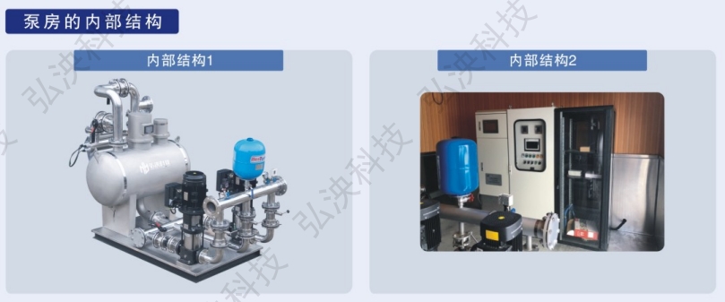 智慧泵房的內部結構圖